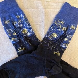 Artist Series Women’s Socks Van Gogh's Starry Night
